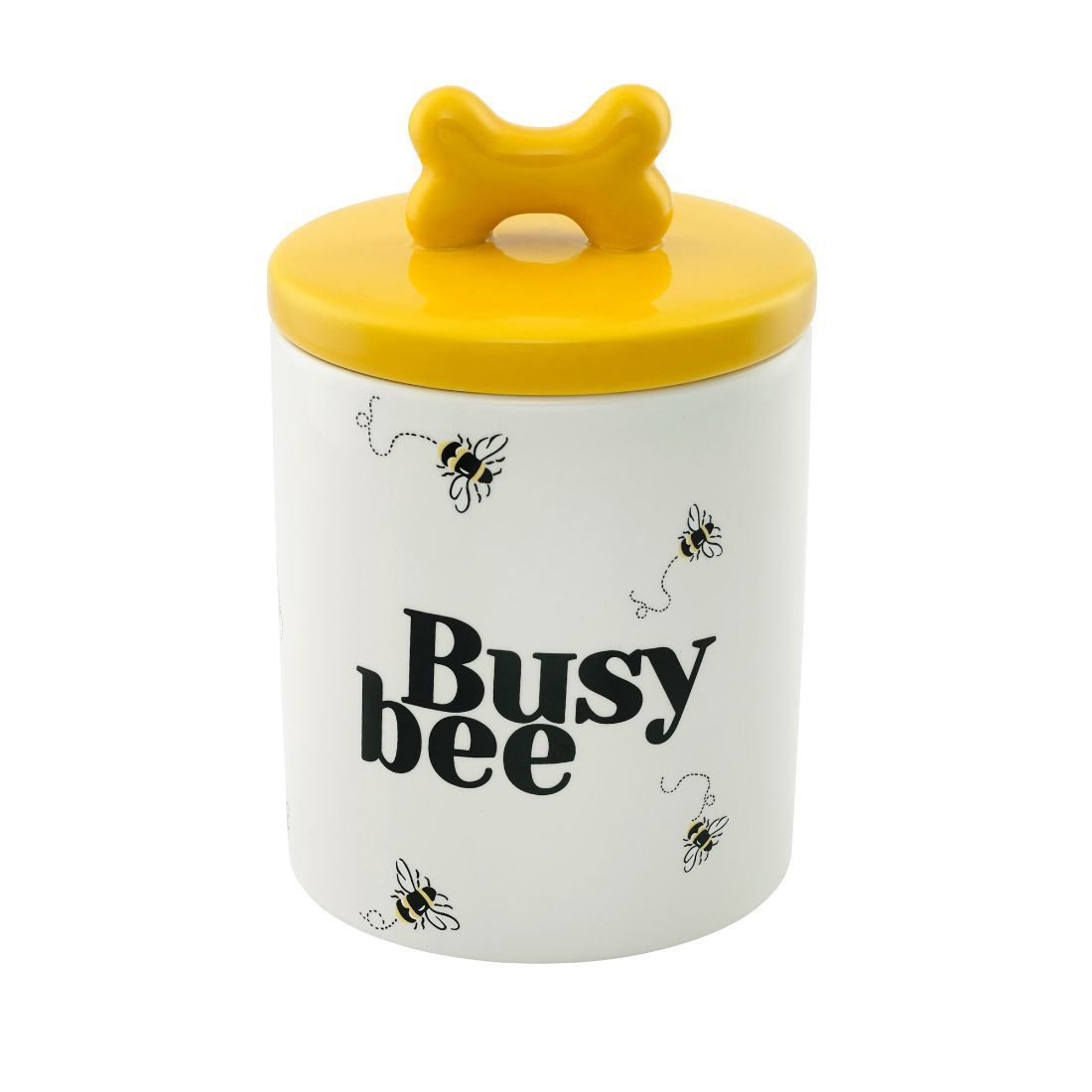 Bees Ceramic Pet Treat Jar