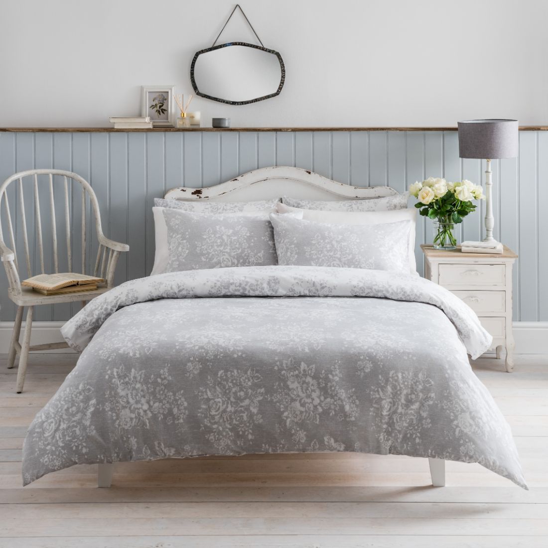 Washed Rose Double Bedding Set