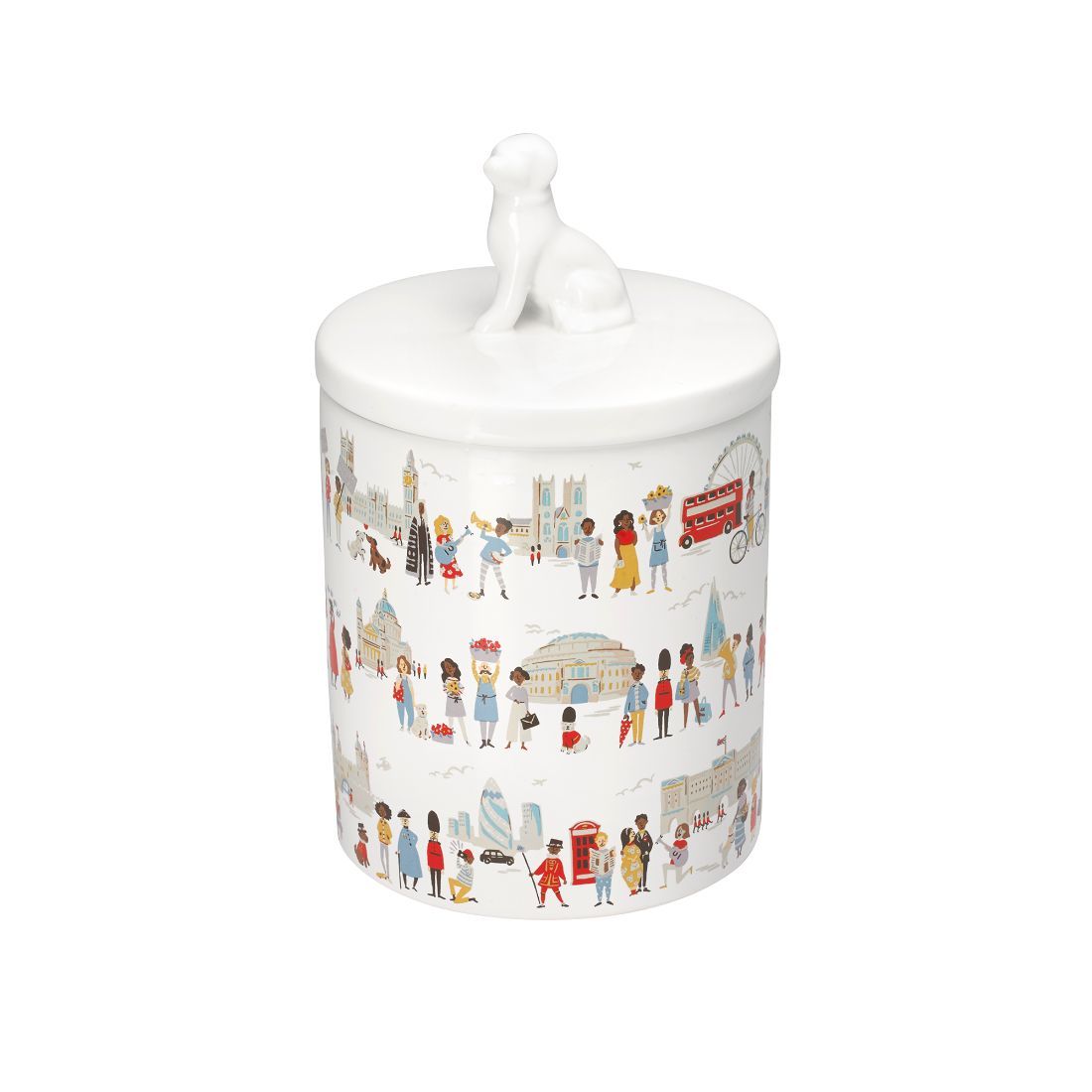 London People Pet Treat Jar