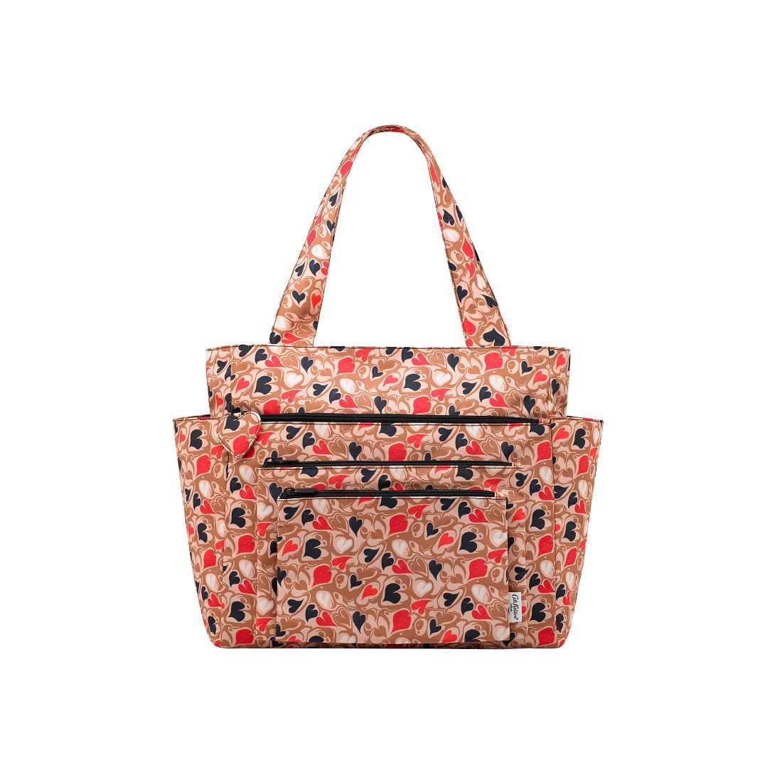 Marble Hearts Ditsy Recycled Rose Large WFH Tote