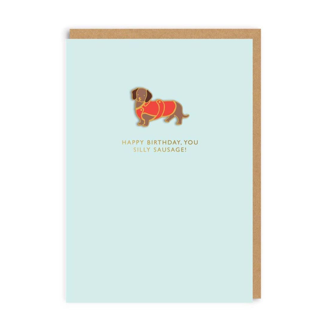 Silly SausageEnamel Pin Card