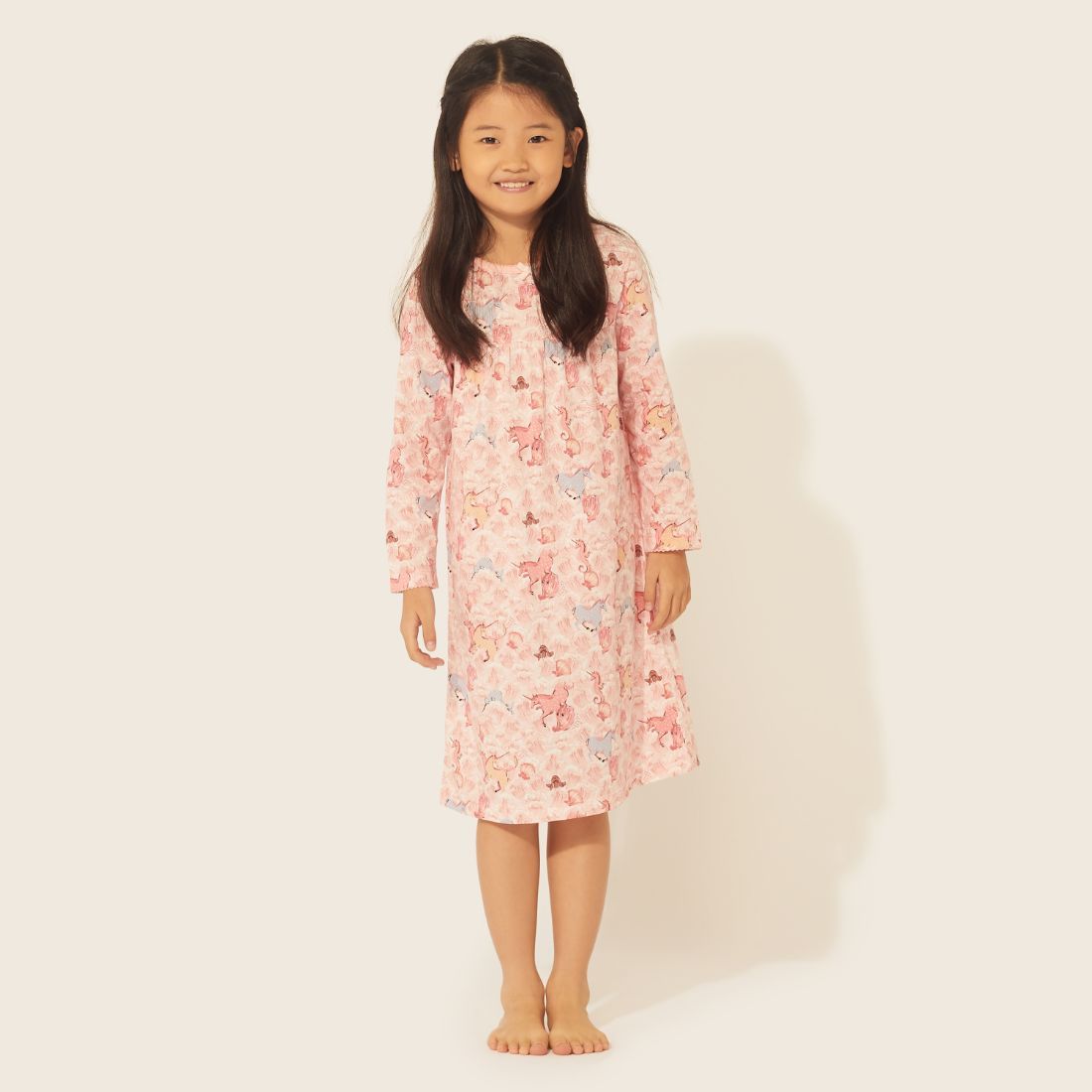 Unicorn Long Sleeve Jersey Nightie