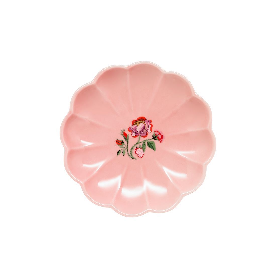 Strawberry Garden Scallop Dish