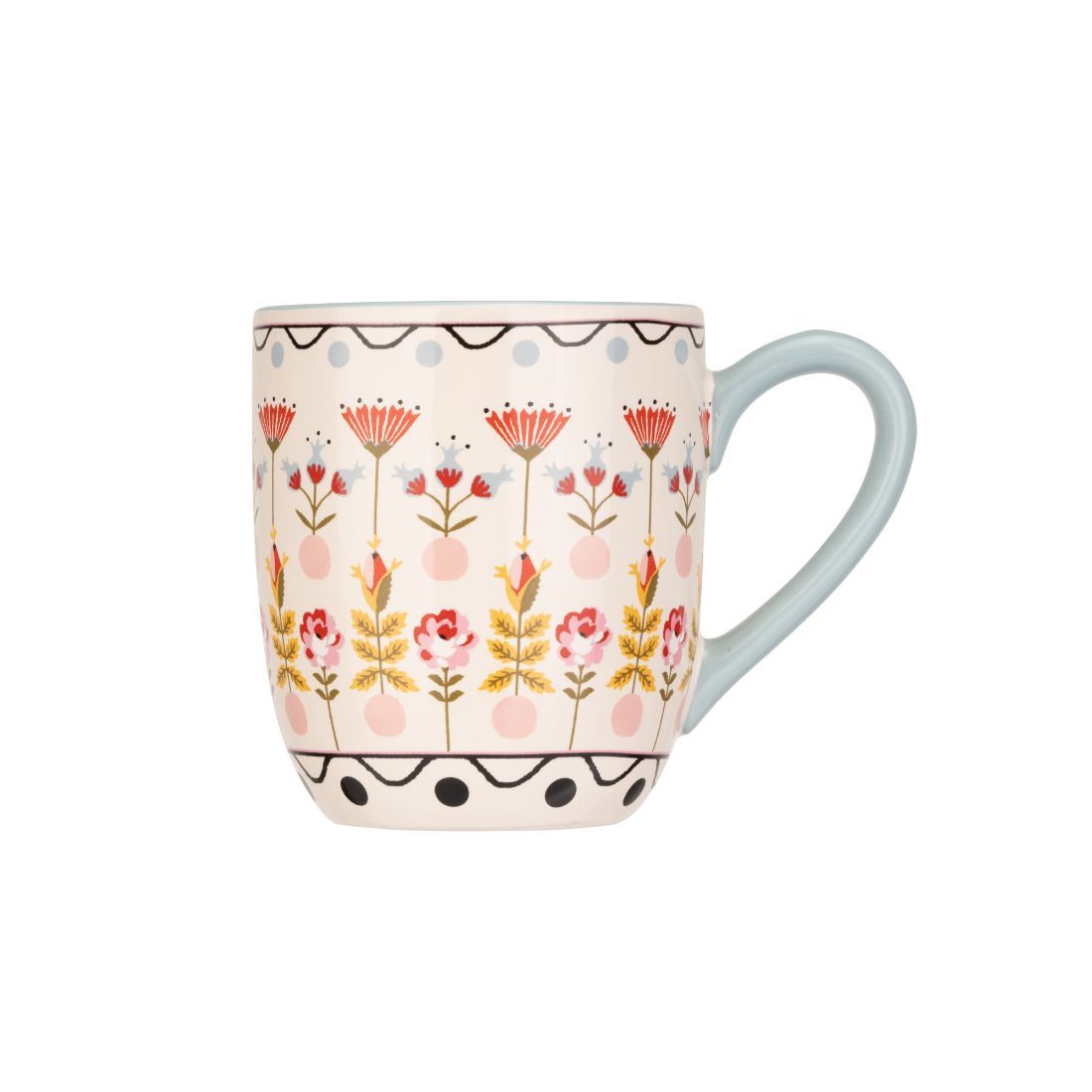 Ditsy Fields Breakfast Mug