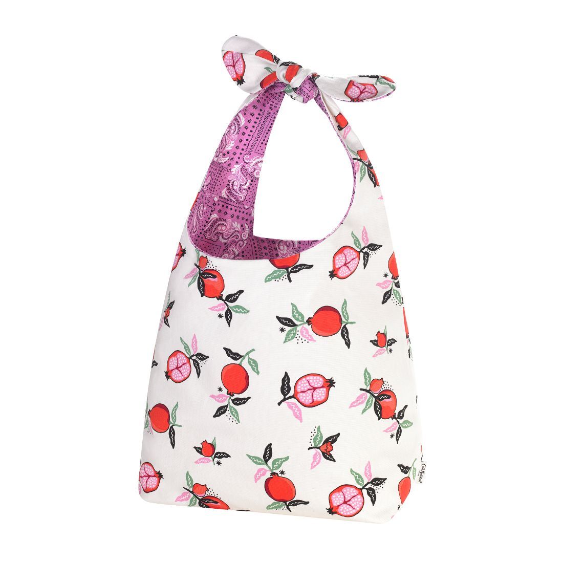 Pomegranate Large Reversible Knotted Shopper