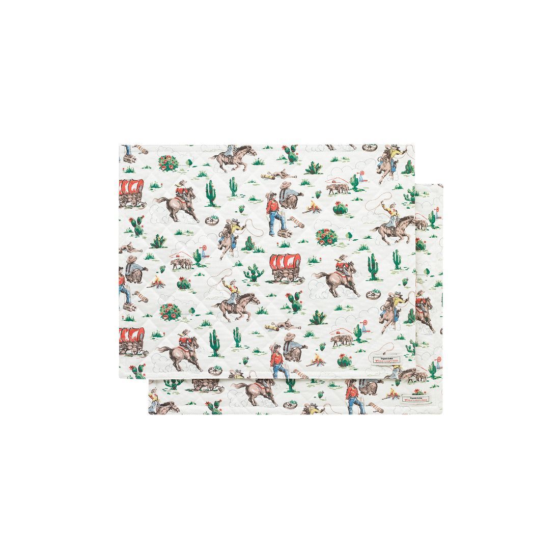 Cowgirl Set of 2 Quilted Placemat