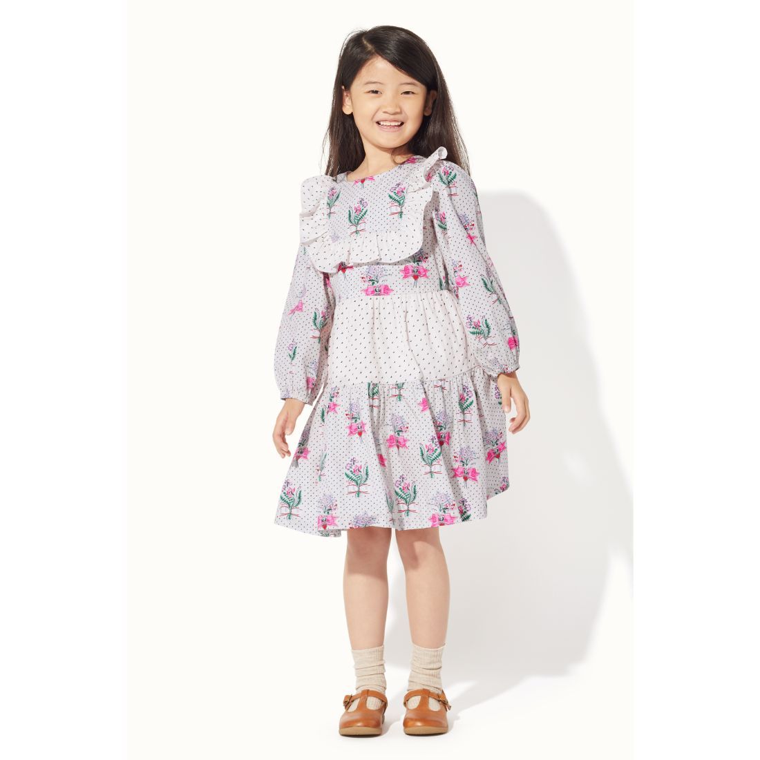 Royal Trixie Frill Long Sleeve Dress