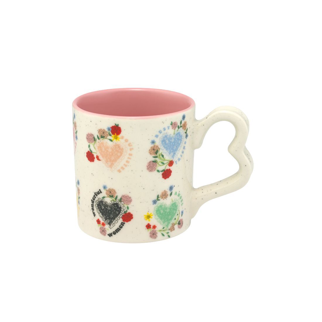 Floral Heart Frill Love Mug