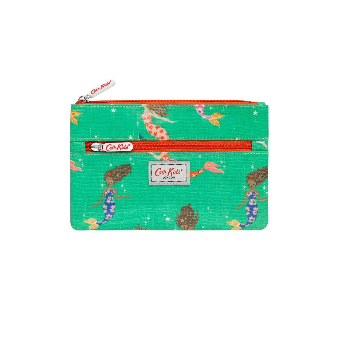 Mermaids Kids Double Zip Pencil Case