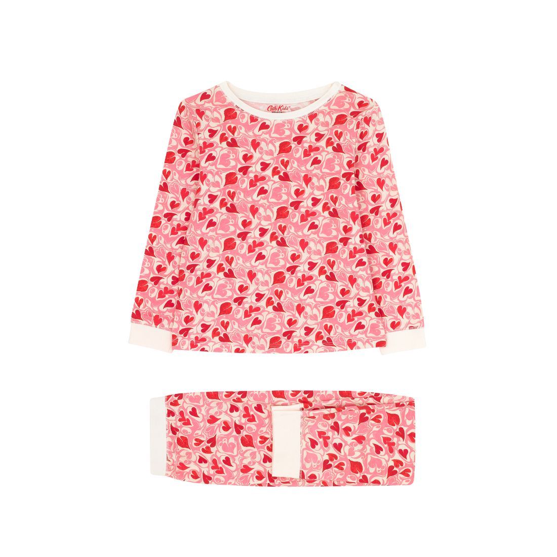 Marble Hearts Ditsy Long Sleeve Jersey PJs