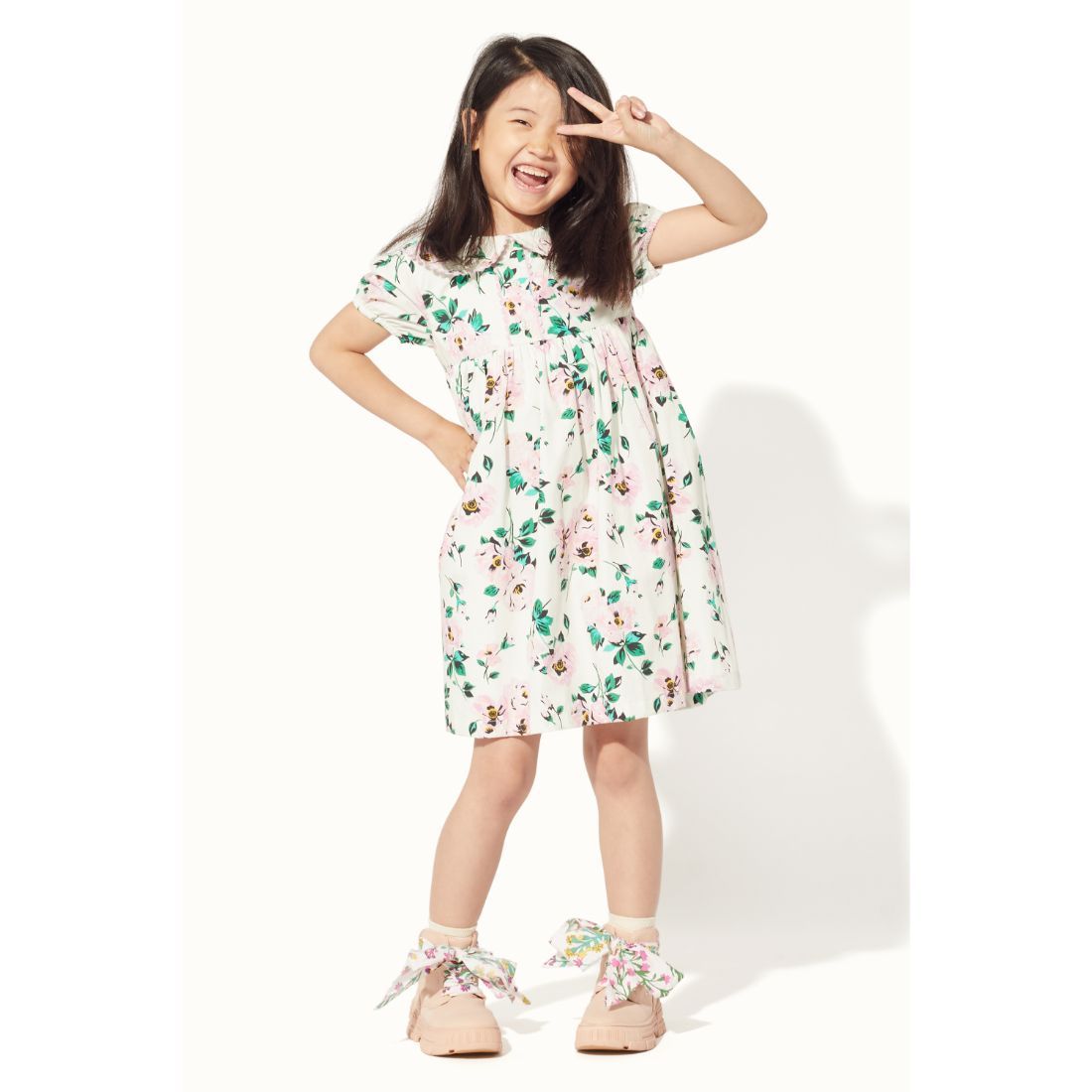 Archive Rose Lucy Collar Detail Dress (1-10 Years)