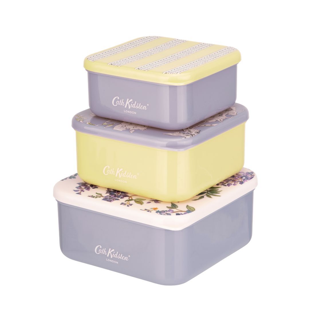 London Wisteria Set of 3 Snack Boxes