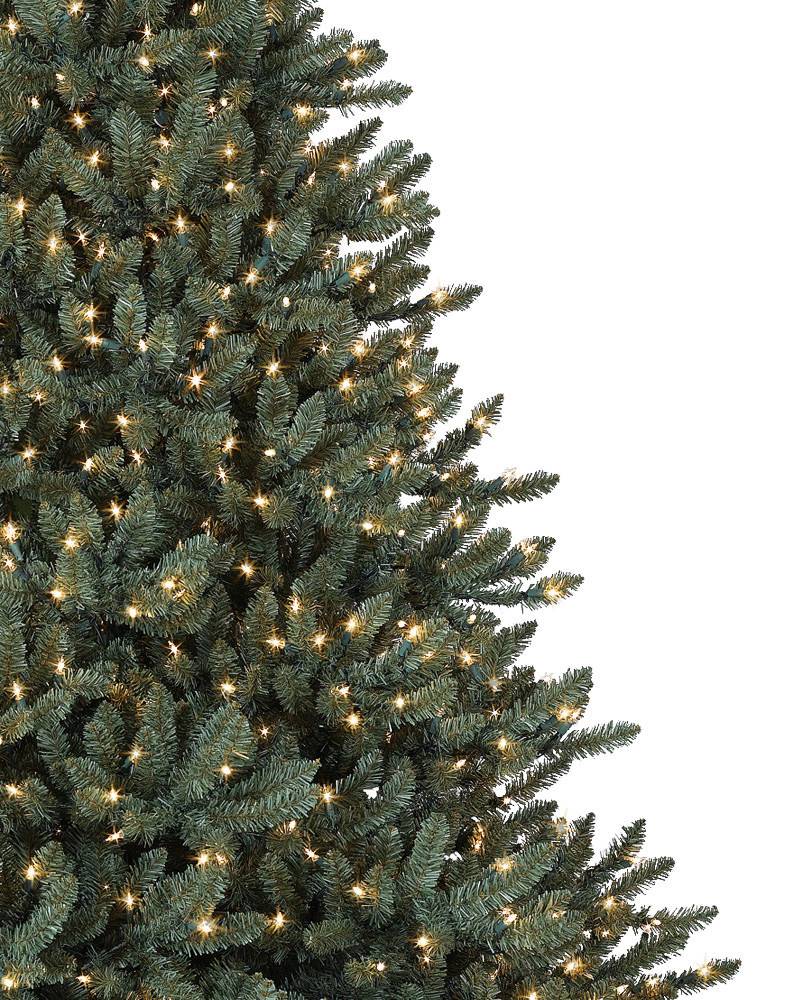 7.5 ft. Snowy Sierra Spruce Artificial Christmas Tree with Clear Lights