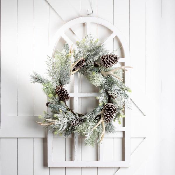 5 ft. Shimmering Frosted Potted Pine Pre-Lit LED Artificial Christmas Tree with 150 Warm White Micro Fairy Lights