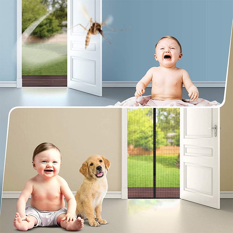 Magnetic Screen Door.