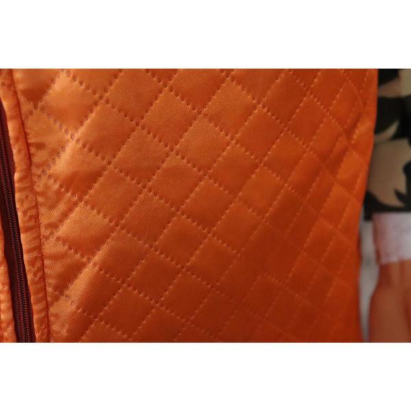 58 in. Christmas Dancing Camo Santa in Orange Vest and Cap with Binoculars