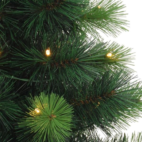 Pre-Lit 2 ft. Table Top Artificial Christmas Tree with 35-Lights in Blue Sac, Green