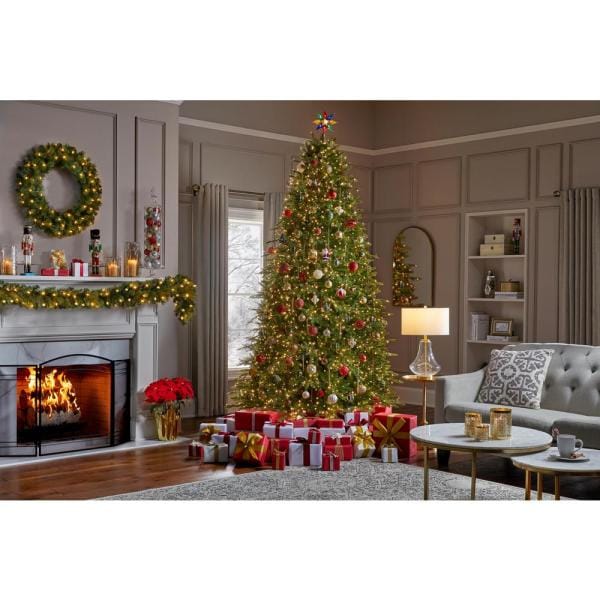 9 ft. Grand Duchess Balsam Fir LED Pre-Lit Artificial Christmas Tree With 3400-Color Changing Lights and 10-Function