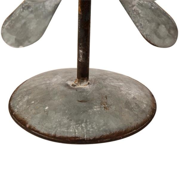 18 in. H Galvanized Metal Christmas Table Tree Decor