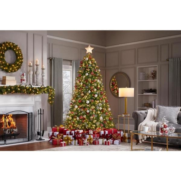 7.5 ft Ryland Balsam Fir LED Pre-Lit Artificial Christmas Tree with 800 RGB LED Technology Mini Lights