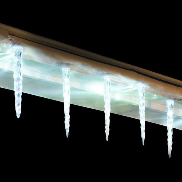 8-Count Amazing! Snowfall Crystal White LED Light Show