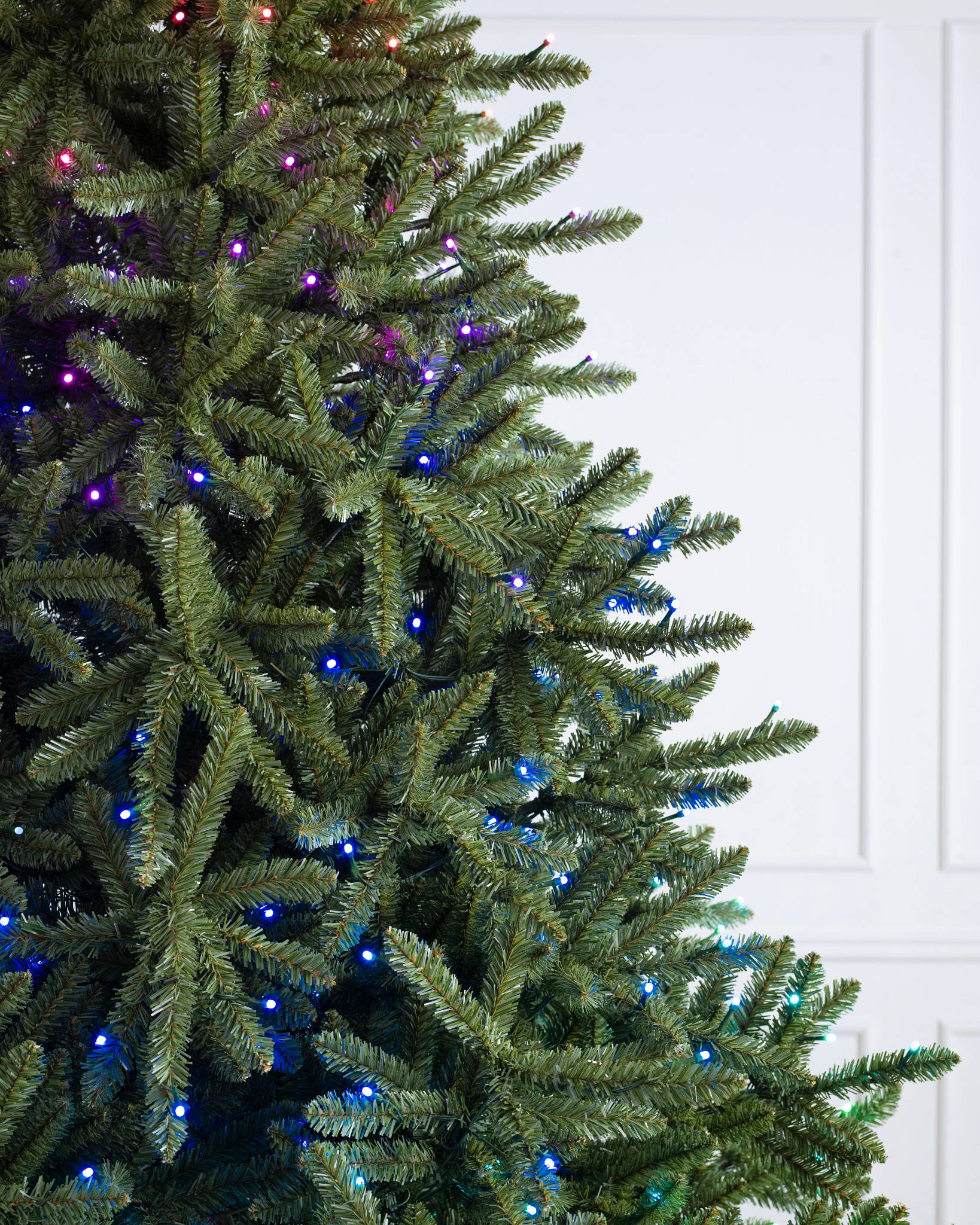 7.5 ft. Snowy Sierra Spruce Artificial Christmas Tree with Clear Lights