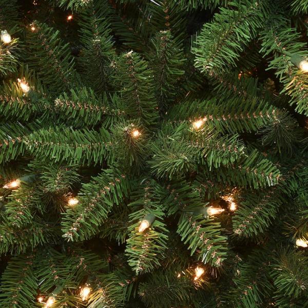 7.5 ft. Kingswood Fir Pencil Artificial Christmas Tree with Clear Lights