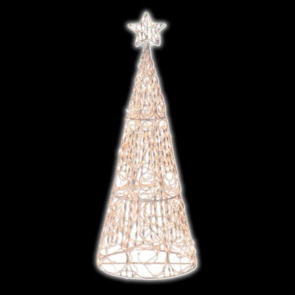 5 ft. 3D Cone Tree Sculpture