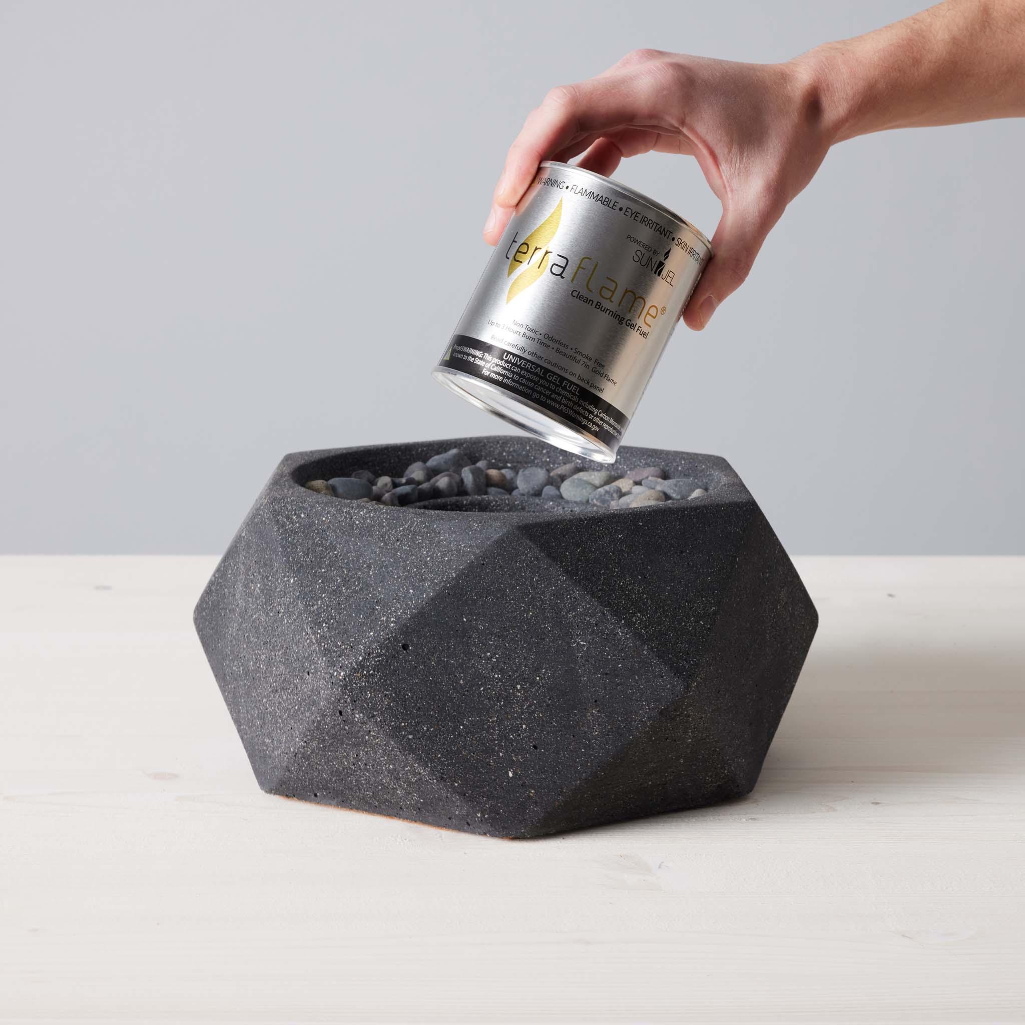 Geo Fire Bowl Table Top
