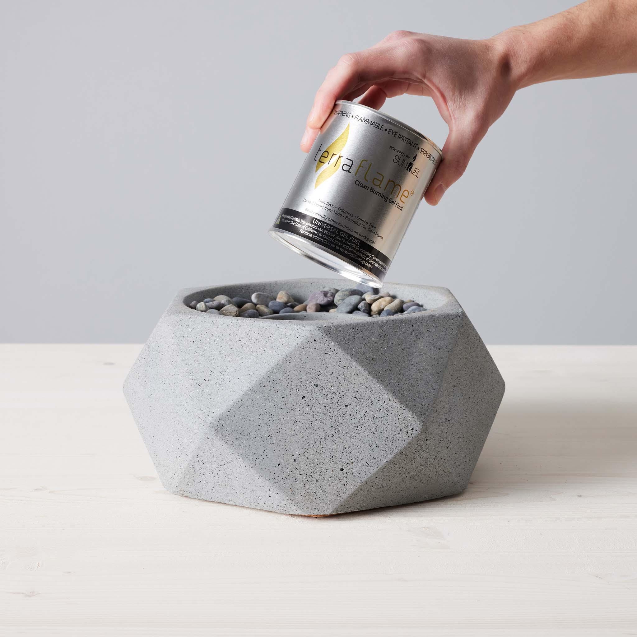 Geo Fire Bowl Table Top