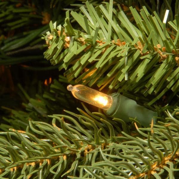 7.5 ft. Jersey Fraser Fir Artificial Christmas Pencil Slim Tree with Clear Lights