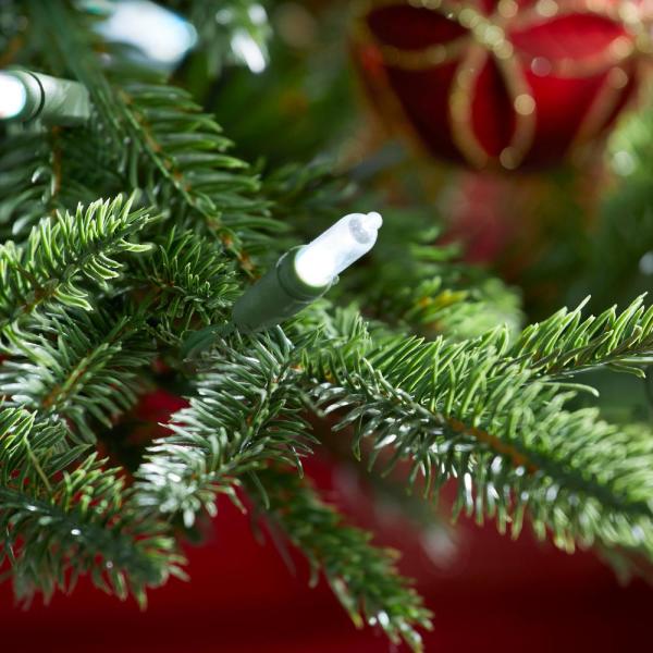 7.5 ft Ryland Balsam Fir LED Pre-Lit Artificial Christmas Tree with 800 RGB LED Technology Mini Lights