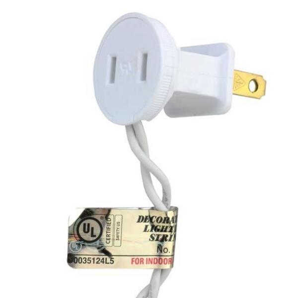 4 ft. White Lighted Christmas Cascade Twig Tree Outdoor Yard Art Decoration - Multi Lights