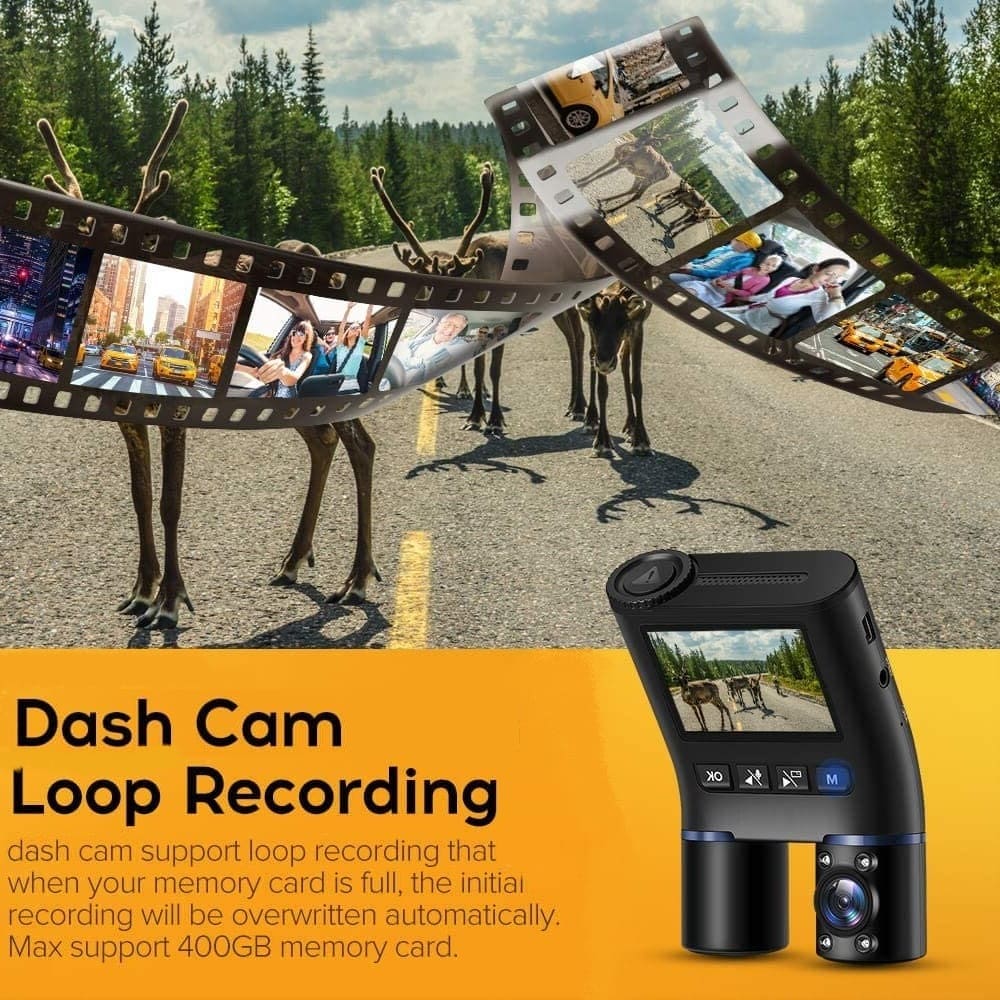 1080P Dual Dash Cam
