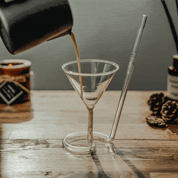 Strawtini Glasses