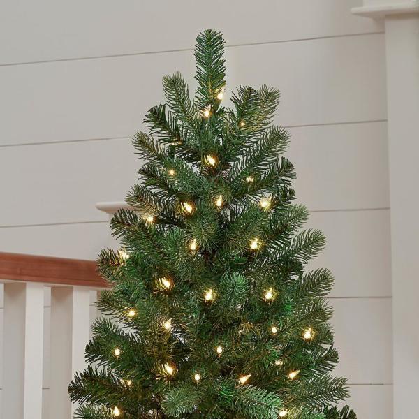 9 ft. Unlit Metallic Pink Tinsel Artificial Christmas Tree