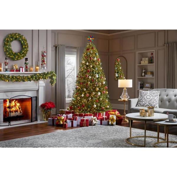 7.5 ft Jackson Noble Fir LED Pre-Lit Artificial Christmas Tree with 1200 Color Changing Micro Dot Lights