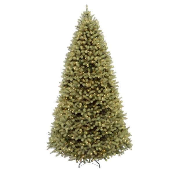 12 ft. Pre-Lit Downswept Douglas Fir Artificial Christmas Tree with Clear Lights