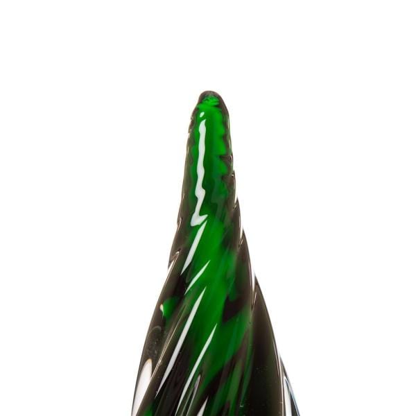 11.61 in. H Large Green Glass Table Tree