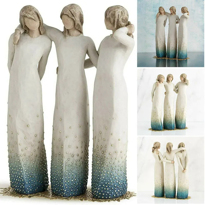 By My Side Sculpted Hand Painted Figure