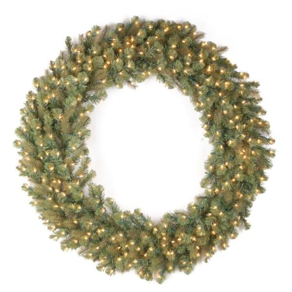 48 in. Downswept Douglas Fir Artificial Christmas Wreath