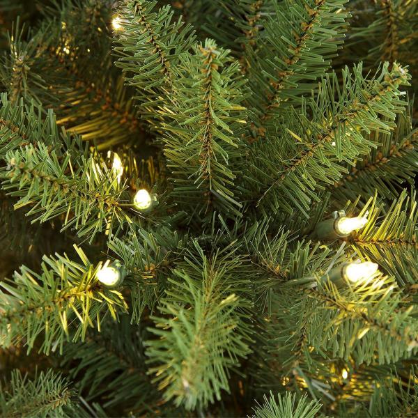 7.5 ft. Pre-Lit Slim Fraser Fir Artificial Christmas Tree with 500 Clear Lights