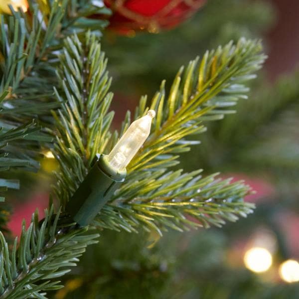 7.5 ft Lanier Nobel Fir LED Pre-Lit Artificial Christmas Tree with 500 Color Changing Mini Lights
