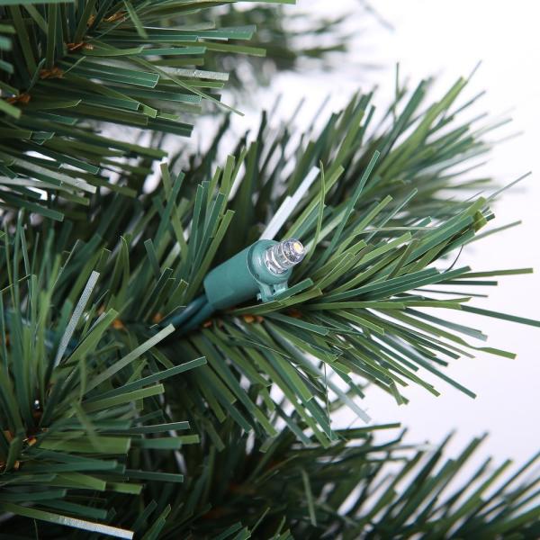 4 ft. Pre-Lit Porch Christmas Trees with LED Lights (Set of 2)