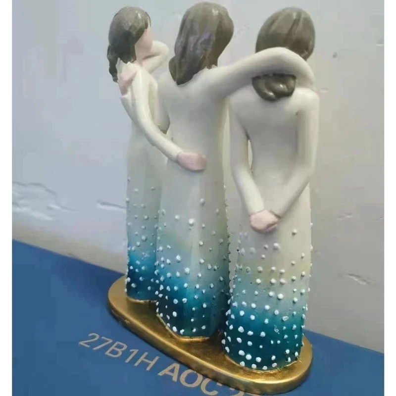 By My Side Sculpted Hand Painted Figure
