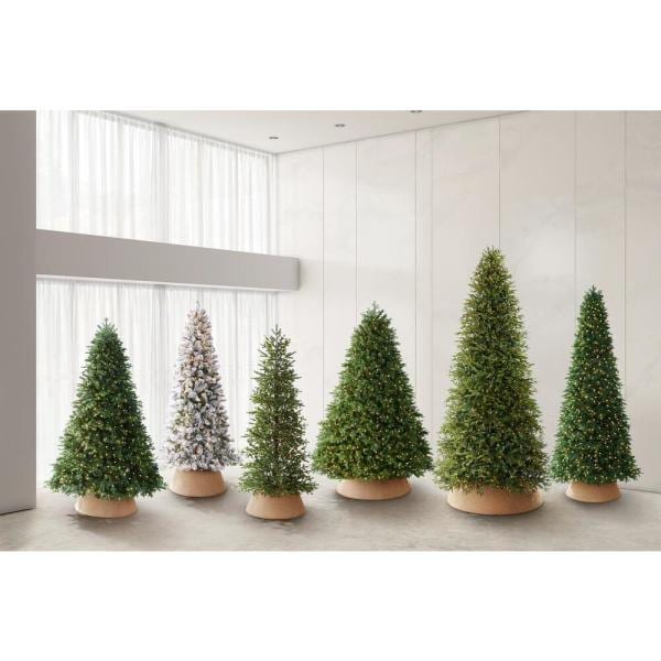 12 ft. Jackson Noble Fir LED Pre-Lit Artificial Christmas Tree with 2000 Color Changing Micro Dot Lights