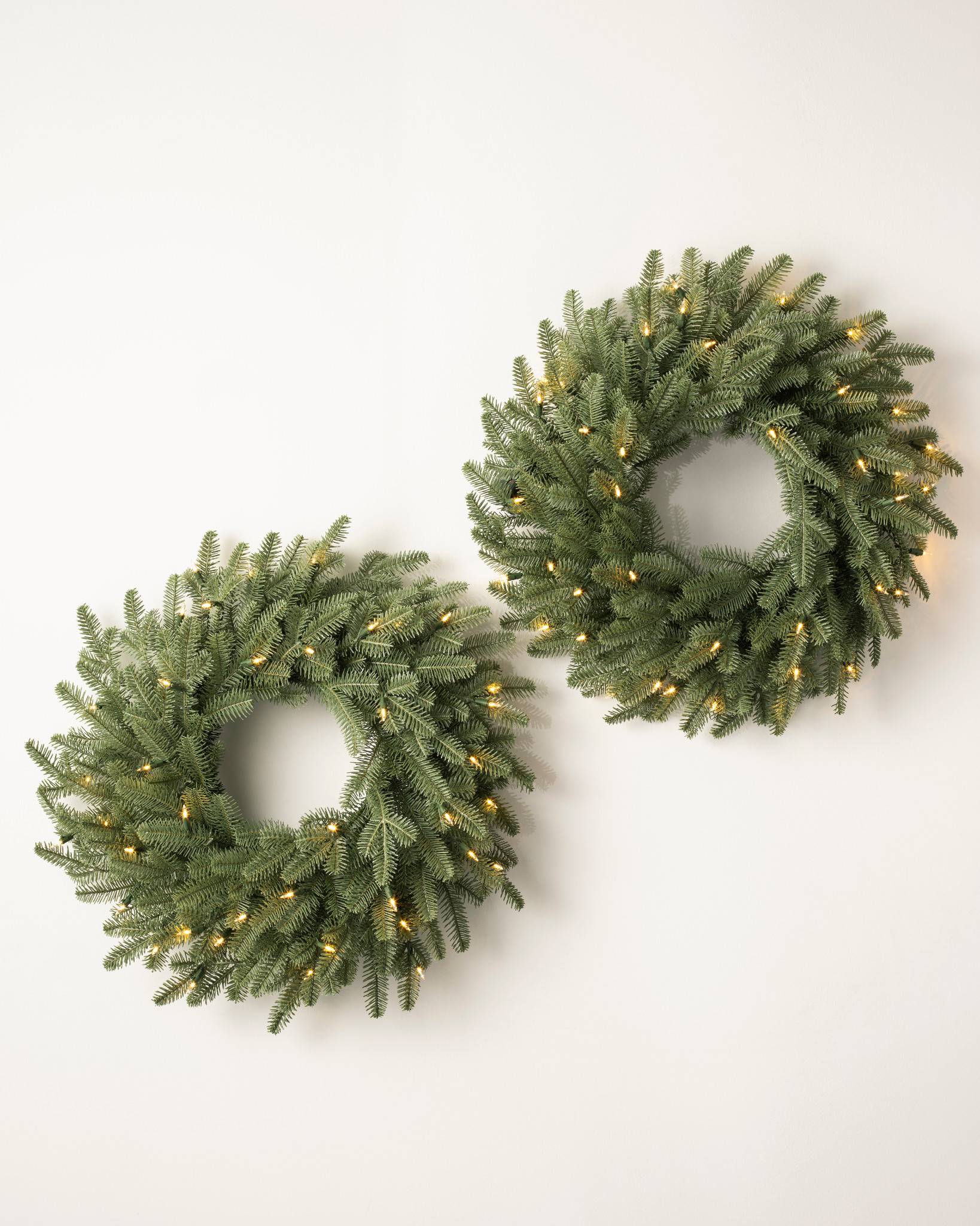 48 in. Downswept Douglas Fir Artificial Christmas Wreath