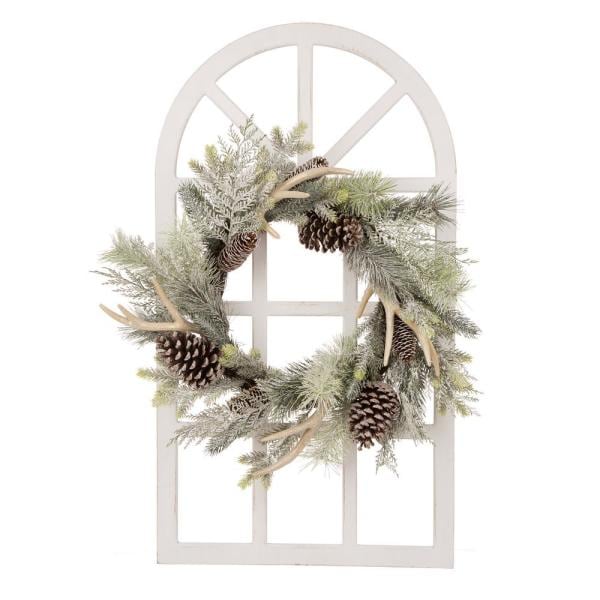 5 ft. Shimmering Frosted Potted Pine Pre-Lit LED Artificial Christmas Tree with 150 Warm White Micro Fairy Lights