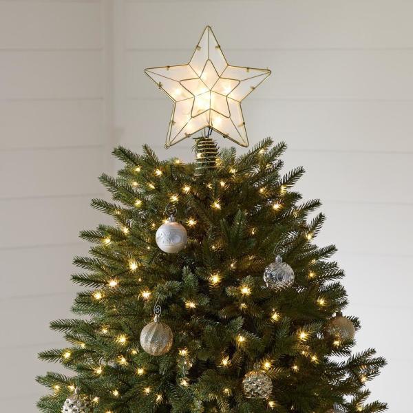 7.5 ft Jackson Noble Fir LED Pre-Lit Artificial Christmas Tree with 1200 Color Changing Micro Dot Lights