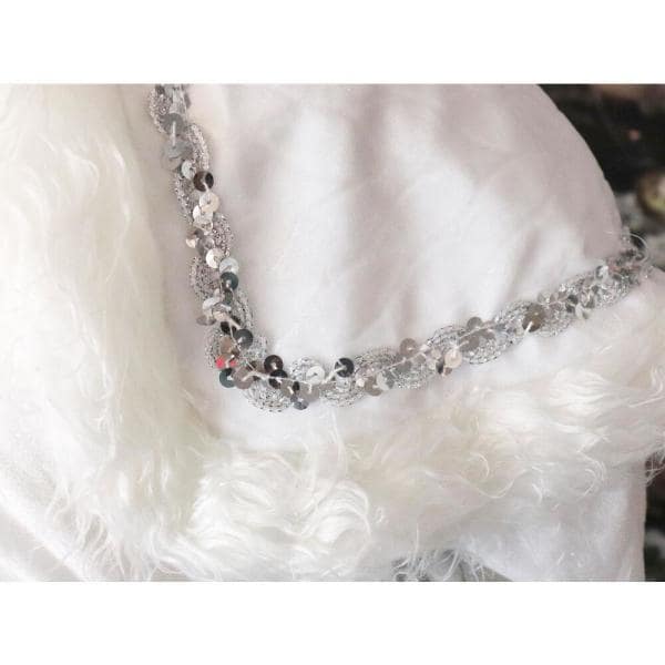 58 in. Christmas Dancing Mrs. Claus in Hooded Cloak with Mini Christmas Tree and Gift